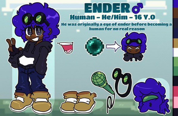 Ender_5py's tweet image. Here’s a new ref of my sona. Thanks @Ankinluu_ for the comm 
Luv you