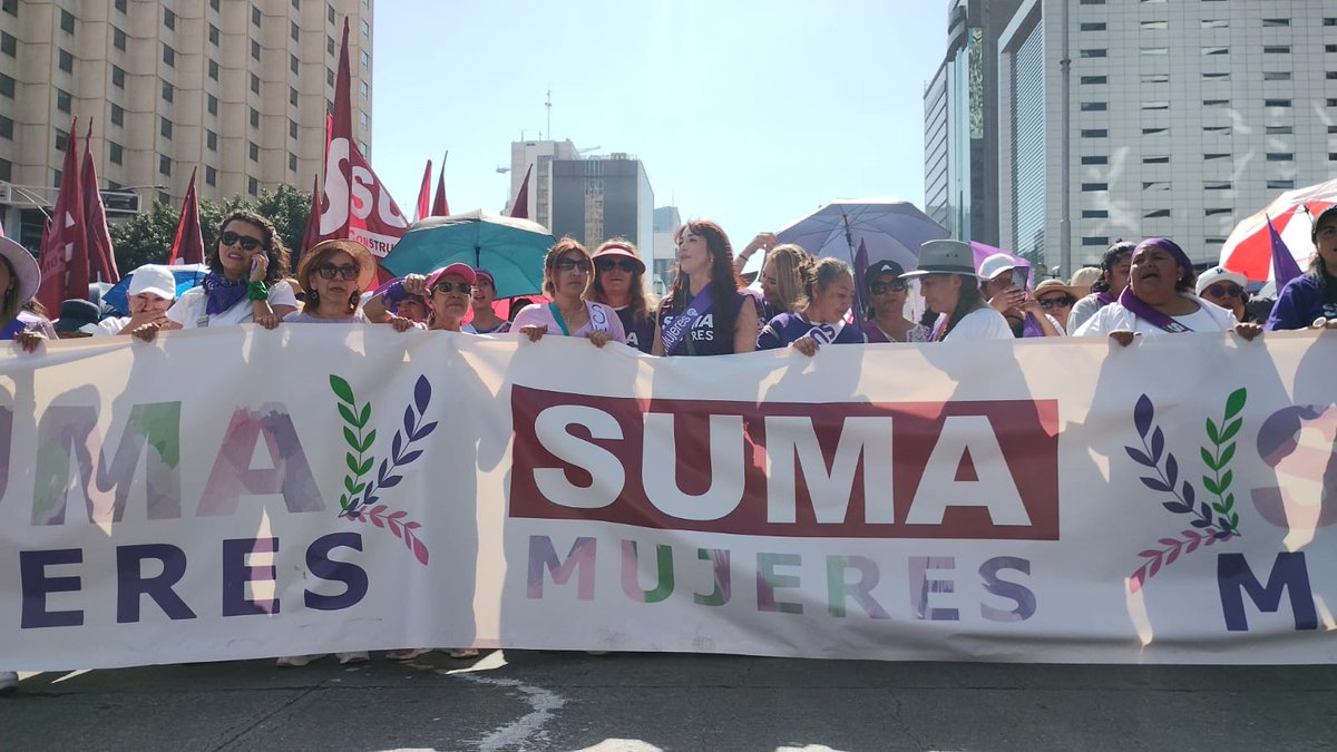 Ra3Hr20's tweet photo. #8M2023 
Contingente #SUMA #ART https://t.co/G8DJUqFgfG