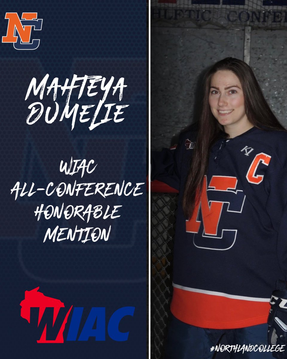 Northland Athletics (@ncjacksandjills) on Twitter photo Big day for <a href="/NCJillsHockey/">Northland College Women’s Hockey</a> Congrats to Maddy Bloedel, Teagen Johnson and Mahteya Dumelie on being named to the All-WIAC Honorable Mention team! Jason Carter named the 2022-23 WIAC Coach of the year! #NorthlandCollege Big day for <a href="/NCJillsHockey/">Northland College Women’s Hockey</a> Congrats to Maddy Bloedel, Teagen Johnson and Mahteya Dumelie on being named to the All-WIAC Honorable Mention team! Jason Carter named the 2022-23 WIAC Coach of the year! #NorthlandCollege