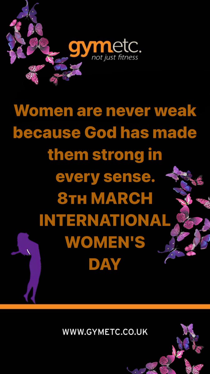 gymetccongleton's tweet photo. Happy International Women’s Day 🦋

#womensday #internationalwomensday #women #womenempowerment #womensupportingwomen #womenpower #happywomensday #girlpower #love #womeninbusiness #woman #march #feminism #strongwomen #fashion #womenstyle #womenempoweringwomen https://t.co/eimnrszqVk