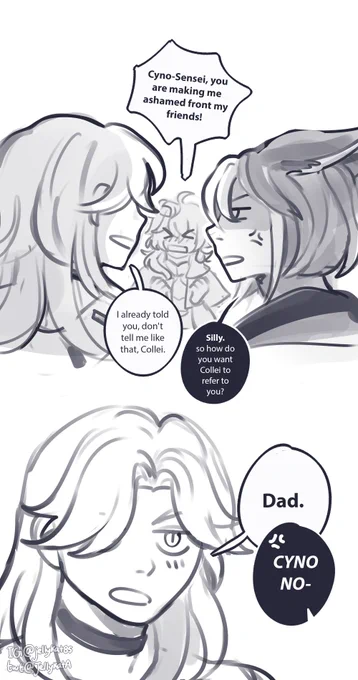 A random comics of windblume festival cuz I'm feel boring (2/2)

#原神 #GenshinImpact  #Cyno #tighnari  #collei #cynonari 