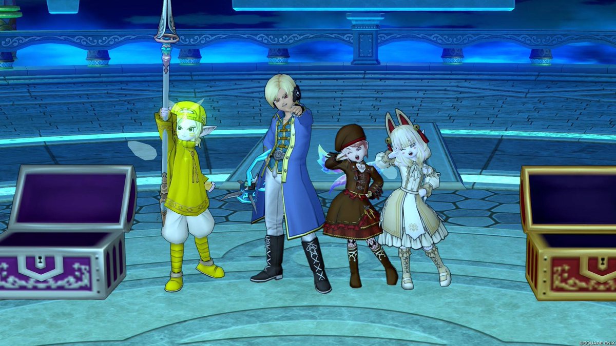 jacky_dqx's tweet photo. 最近イン率減ってたけど、デルメゼはやっぱり面���いw
ヒロとだいきと一緒に勝てて嬉しい！
なかなか減らない石減らせた。
みちちゃんに感謝！ https://t.co/2hLfhQbqkM