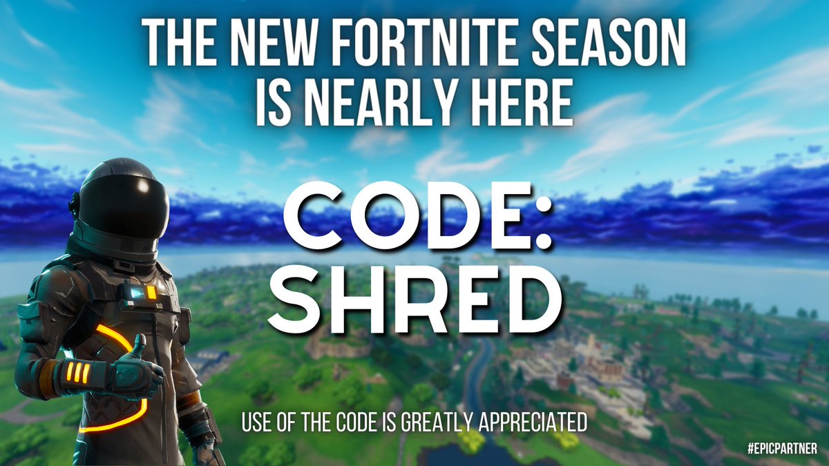 This season;
Level 201 ✅
All challenges completed ✅
All Skin variants acquired ✅

Looking forward to #FortniteMEGA 

Code: Shred 😊 #epicpartner
