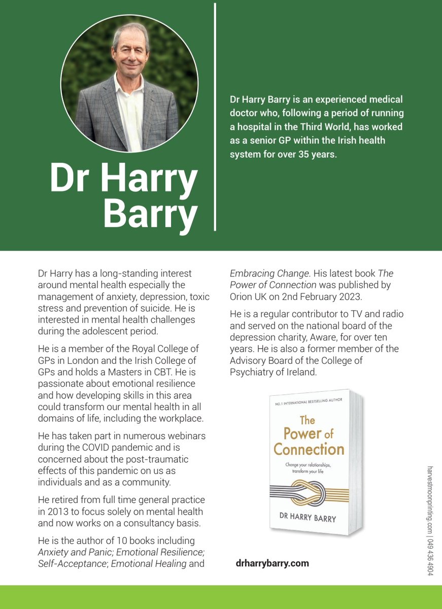 Details for Mental Health Talk with <a href="/DrHarryBarry/">Dr Harry Barry</a> happening in the <a href="/Slieverussell/">Slieve Russell Hotel</a> tomorrow evening 7.45pm. Everyone welcome to attend.