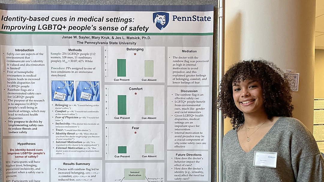 PSULiberalArts's tweet photo. “The one thing I always say to younger students is to get involved, and to get involved as soon as possible, especially in research. It’s how you find your people.” –@jsaylerr https://t.co/mcGBIgyAnu