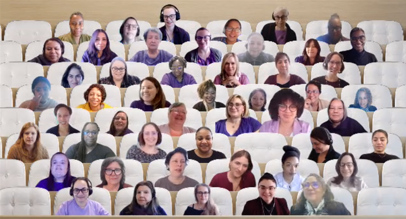 #KzooLISC staff joined colleagues from around the country in celebrating #InternationalWomensDay with the first LISC Women of the Year Awards. Here's a snapshot of just a few of the many colleagues wearing purple in honor of the day.