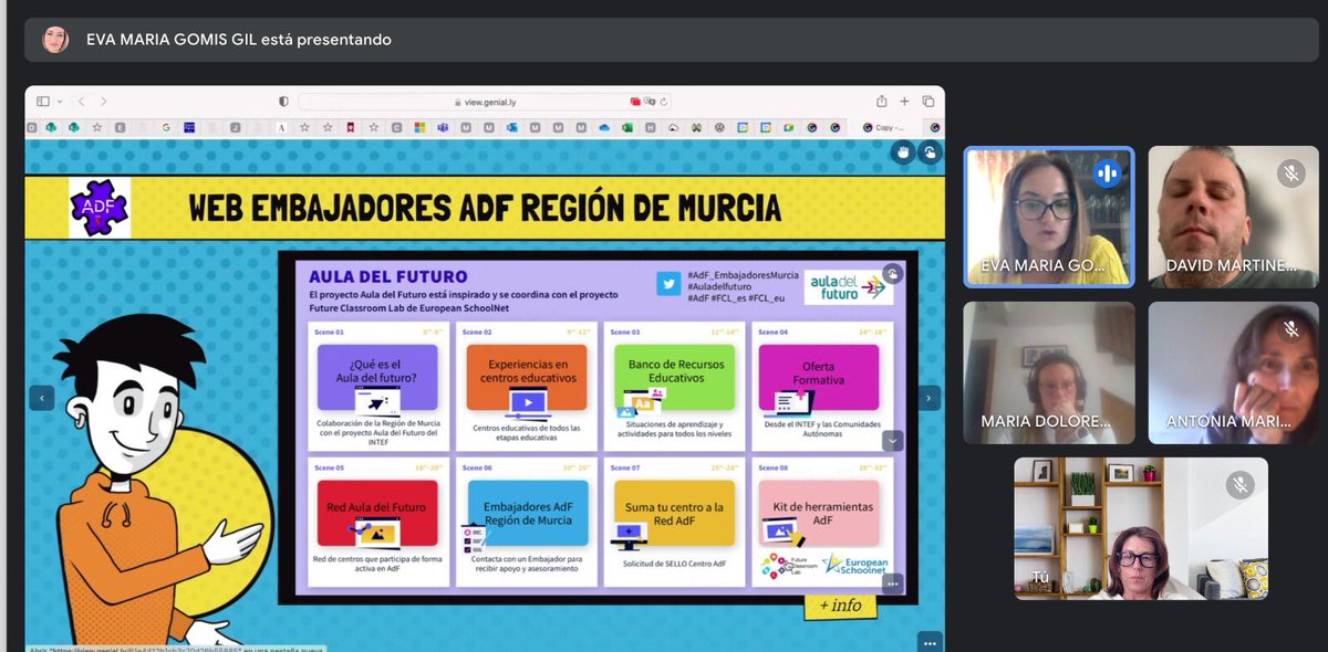 EvaMaria_Gomis's tweet photo. Aprenden cómo diseñar y trabajar en  el #AuladelFuturo 3️⃣ nuevos centros de la Región de Murcia @CEI_Antigua @CanteroCeip @CPEIBasBellvis  Hoy comienzan sus primero pasos y muy pronto formarán parte del @AdF_RdeMurcia 🔊¿Te ánimas?@educaINTEF @Educarm @scientix_es @CeDeC_intef https://t.co/QhUIqs0n1h