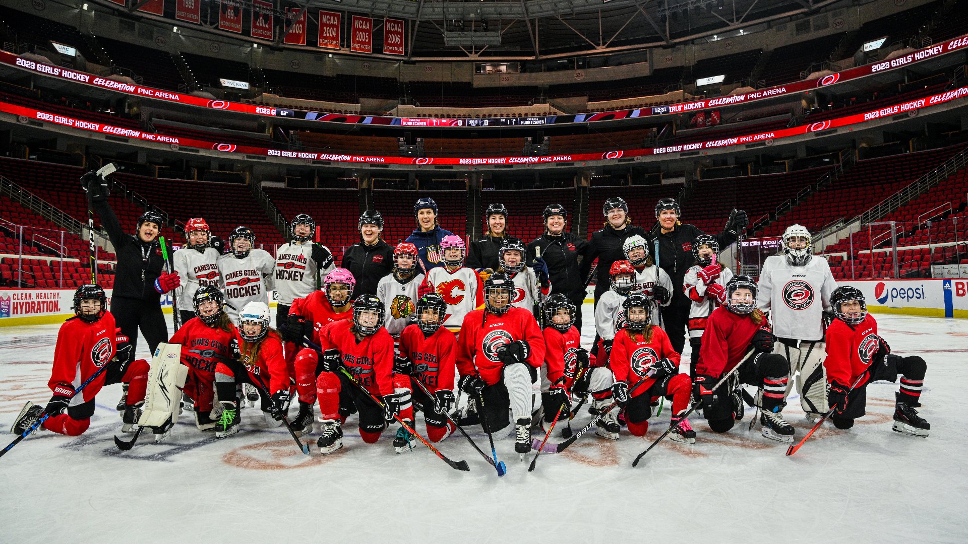 Girls Hockey Celebration