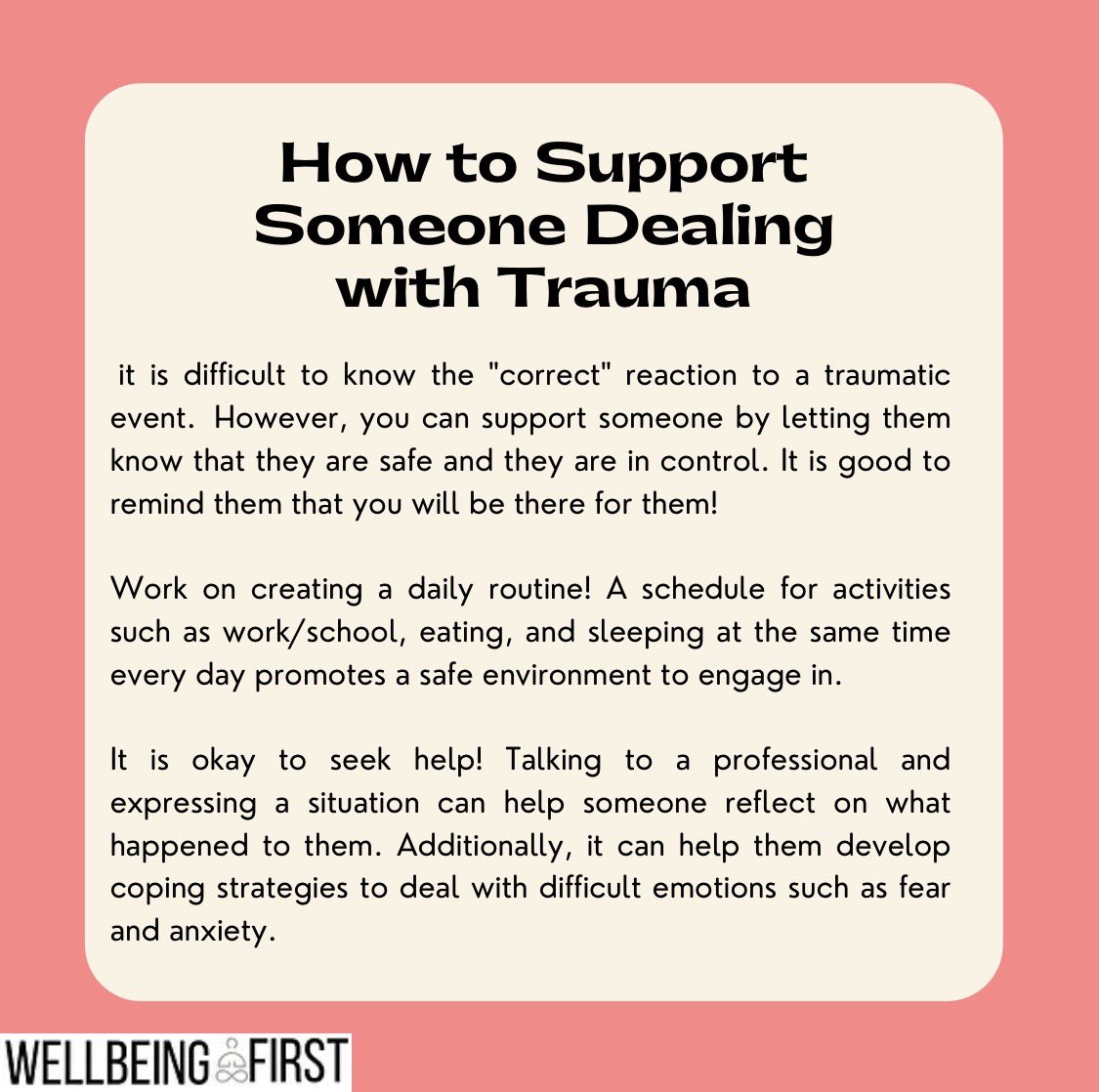 P1: how to deal with trauma #MentalHealthAwareness #MentalHealthMatters #mentalhealthsupport #community #nonprofit #support #mentalhealth