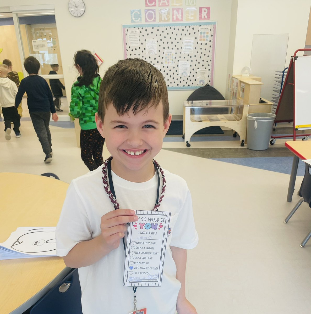 Students LOVE bringing home these ‘I’m Proud of You’ Tickets from Health class 🤍⭐️