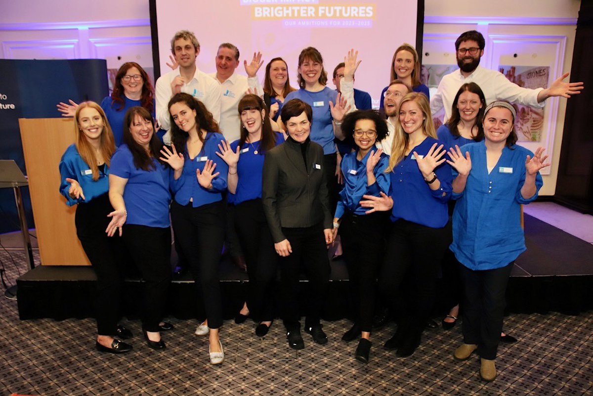 What a night! Thank you to everyone that came along to hear our new Ambitions, we can’t wait to share more with you all soon. 💙 #BrighterFutures #BiggerImpact