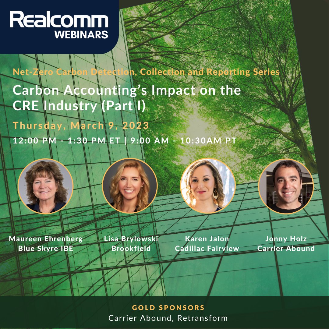 Come learn about how Net Zero is impacting the CRE industry and ways to collect and report on Carbon emissions. Join this free webinar here: bit.ly/3F7OIEj  #Abound #innovation #commercialrealestate