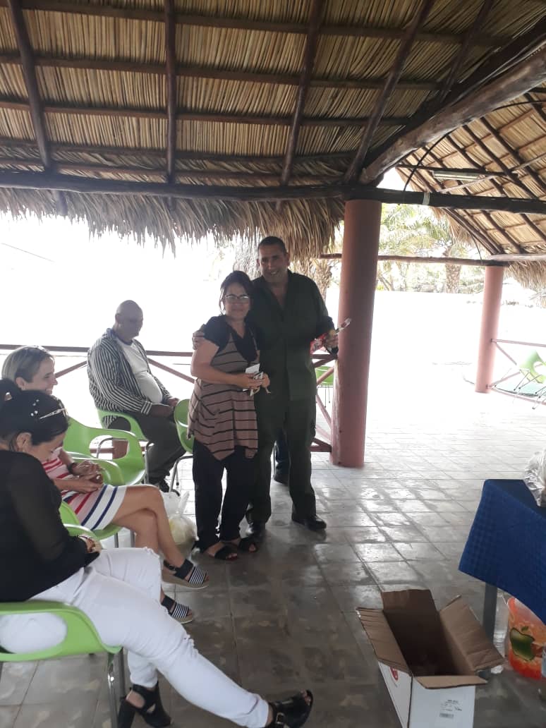 En la Delegación Provincial de Recursos Hidráulicos se realiza actividad por el Día de la Mujer. 
#MujeresEnRevolucion 
#8DeMarzo 
#FMC