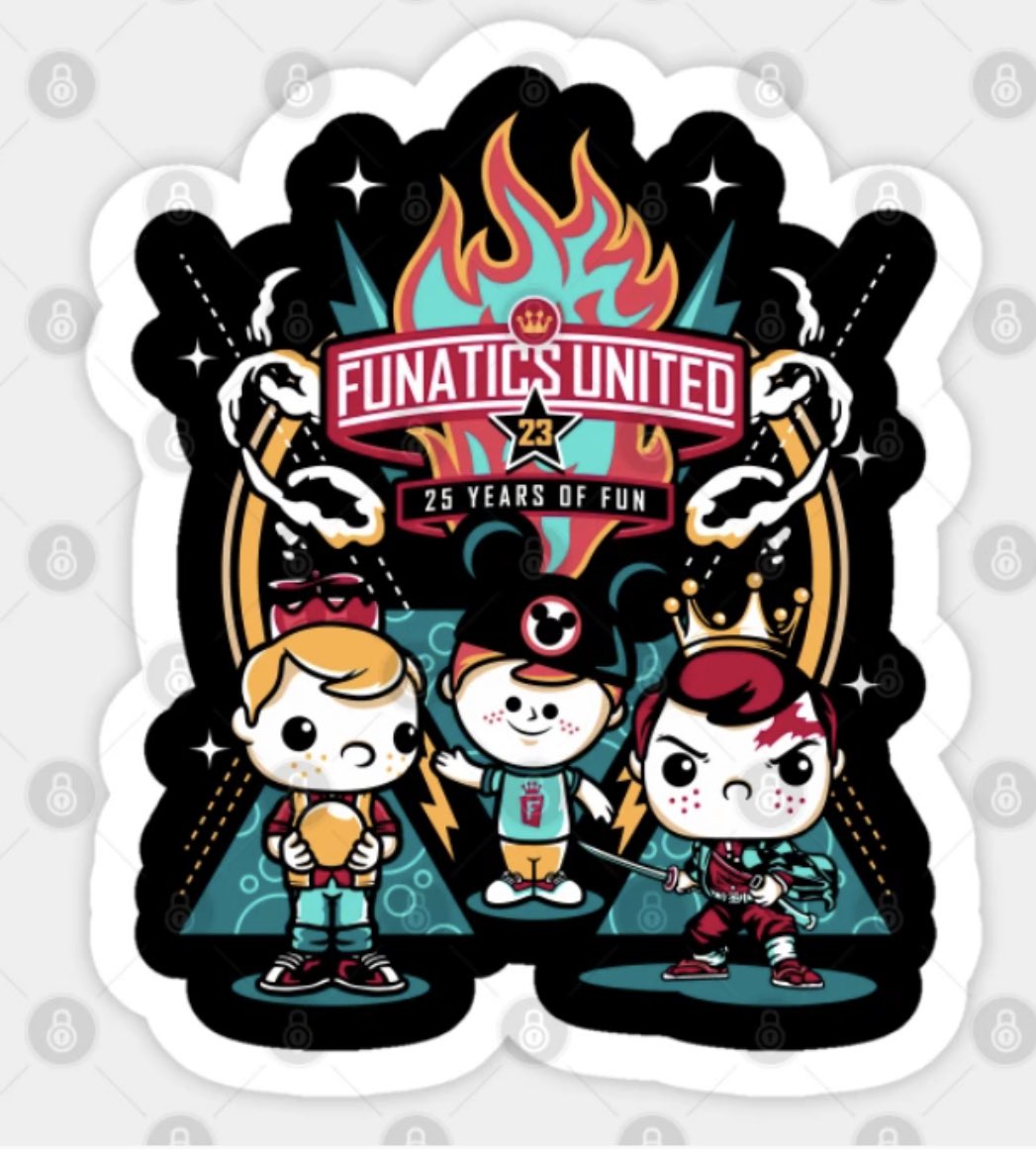 Who is going to Wondercon ? Come Say Hi and ill give you this sticker celebrating 25 years of Being a Funatic 👍#funkofamily , #funko , #funkofunatic