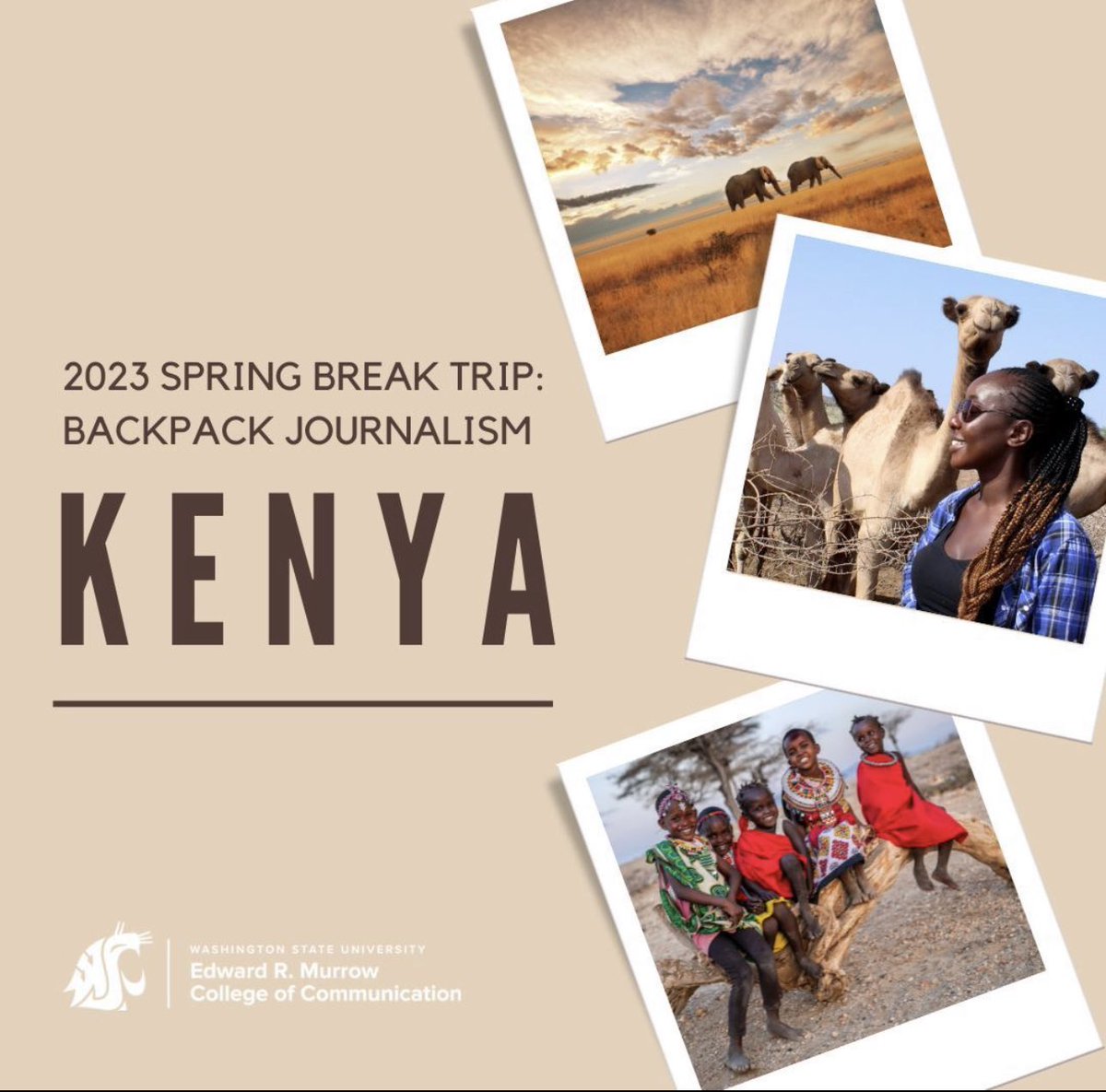 Tomorrow morning, three other students and I will be heading to Nairobi, Kenya for 10 days to report on the work of researchers from the Paul G. Allen School for @WSUGlobalHealth in the @WSUvetmed . I am excited and grateful for the @MurrowCollege Go Cougs!
#BPJKenya
