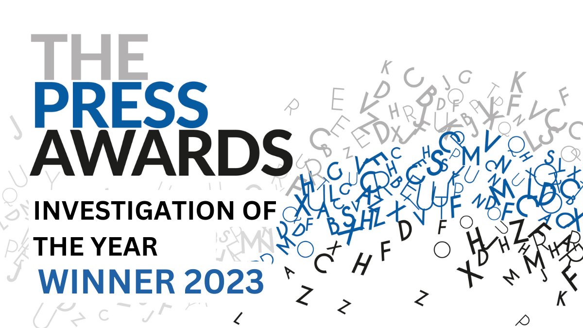 This year’s Winner in the Investigation of the Year category is Partygate – <a href="/DailyMirror/">The Mirror</a> , congratulations! #ThePressAwards