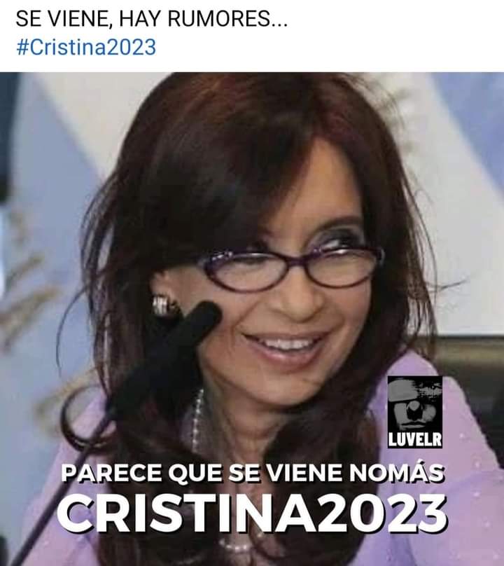 #8MConCristina
#CristinaPresidenta2023 
#QuieroVotarACristina 
#CristinaALaRosada