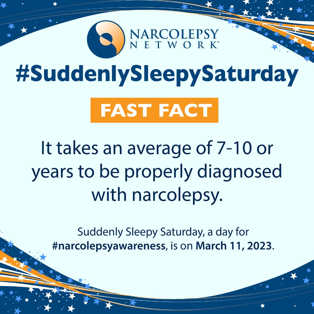 #SuddenlySleepySaturday is coming up on 3/11. Spread awareness by sharing this post with friends and family. Download full kit here: loom.ly/RPbTDbI