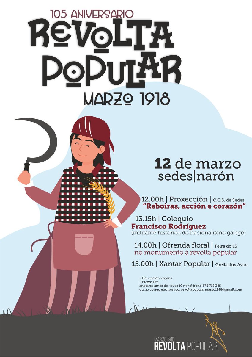 😵 Que loucura de finde‼️

📅 Sexta 10
📢 Abrimos depois da manife da CIG

📅 Sábado 11
🎵 <a href="/TrapalladaEoe/">TRAPALLADA</a> + Maskarpone
📌 CS Artábria

📅 Domingo 12
🥄 Atelier de percussom de Tarranholas e Culheres
📌 CS Artábria

📅 Domingo 12
✊ 105 aniversário Revolta das Pedradas
📌 Sedes