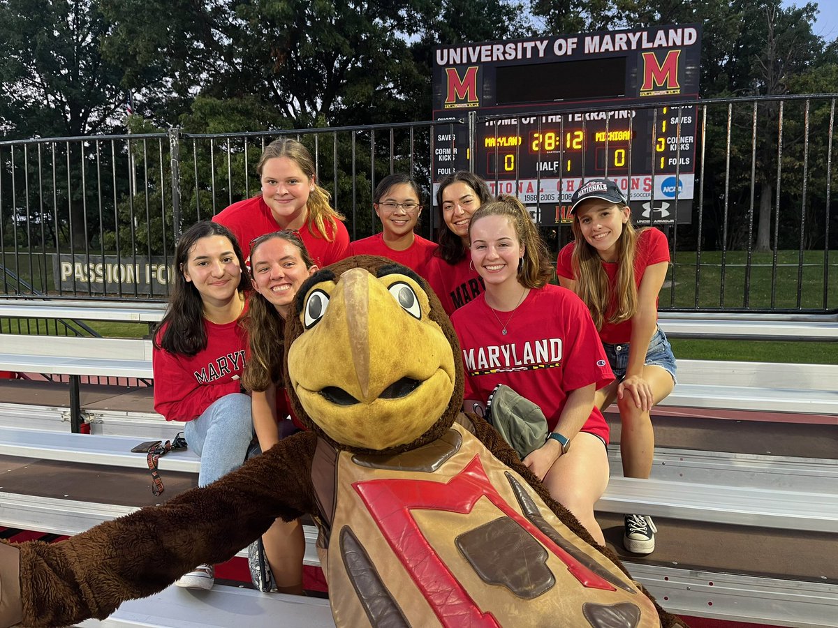 terpswhockey's tweet photo. One of our favorite spots on campus is supporting other student athletes!! #GivingDayUMD @GivingDayUMD https://t.co/YUYOhZXLvD