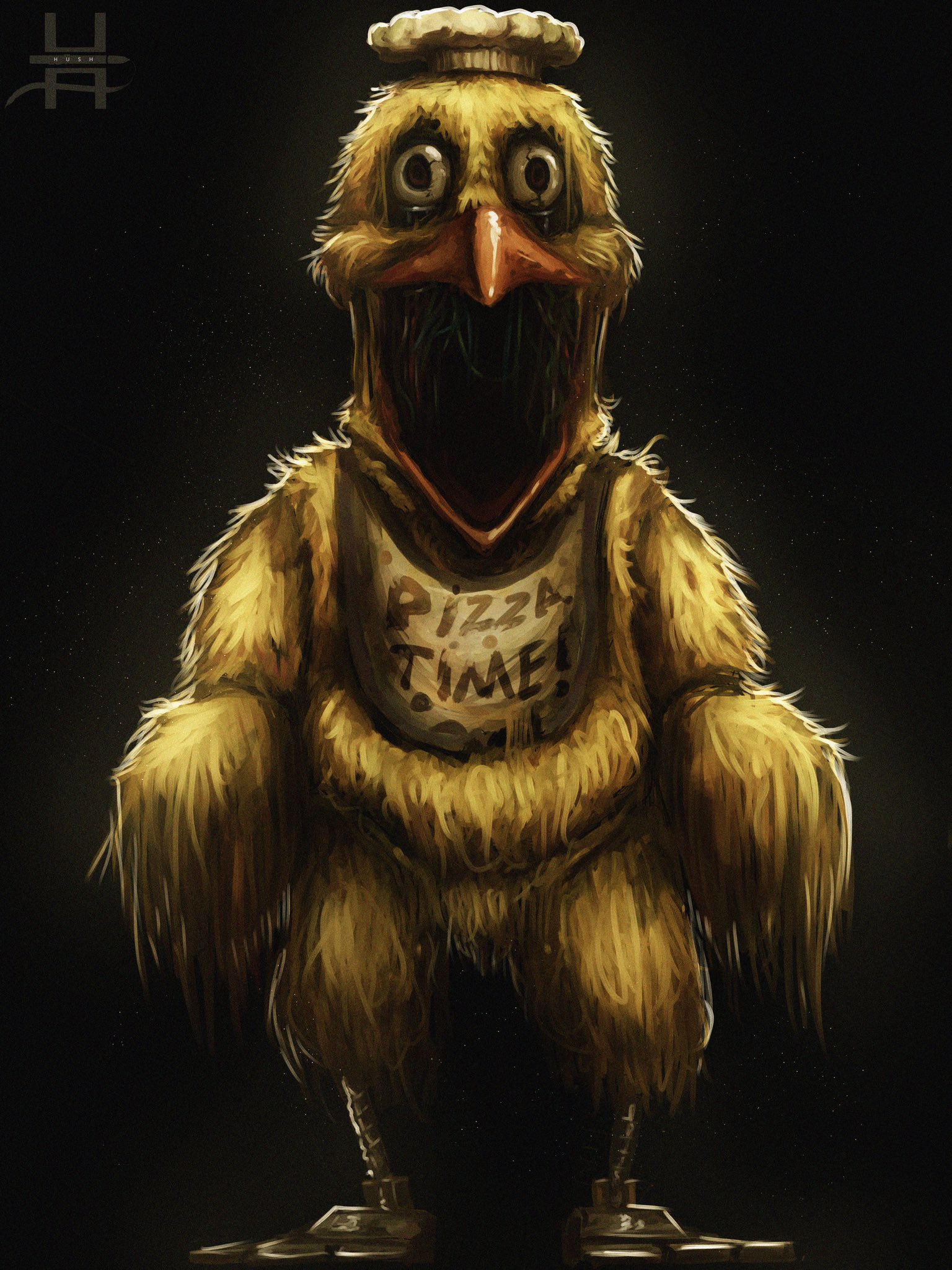 withered chica | Sticker