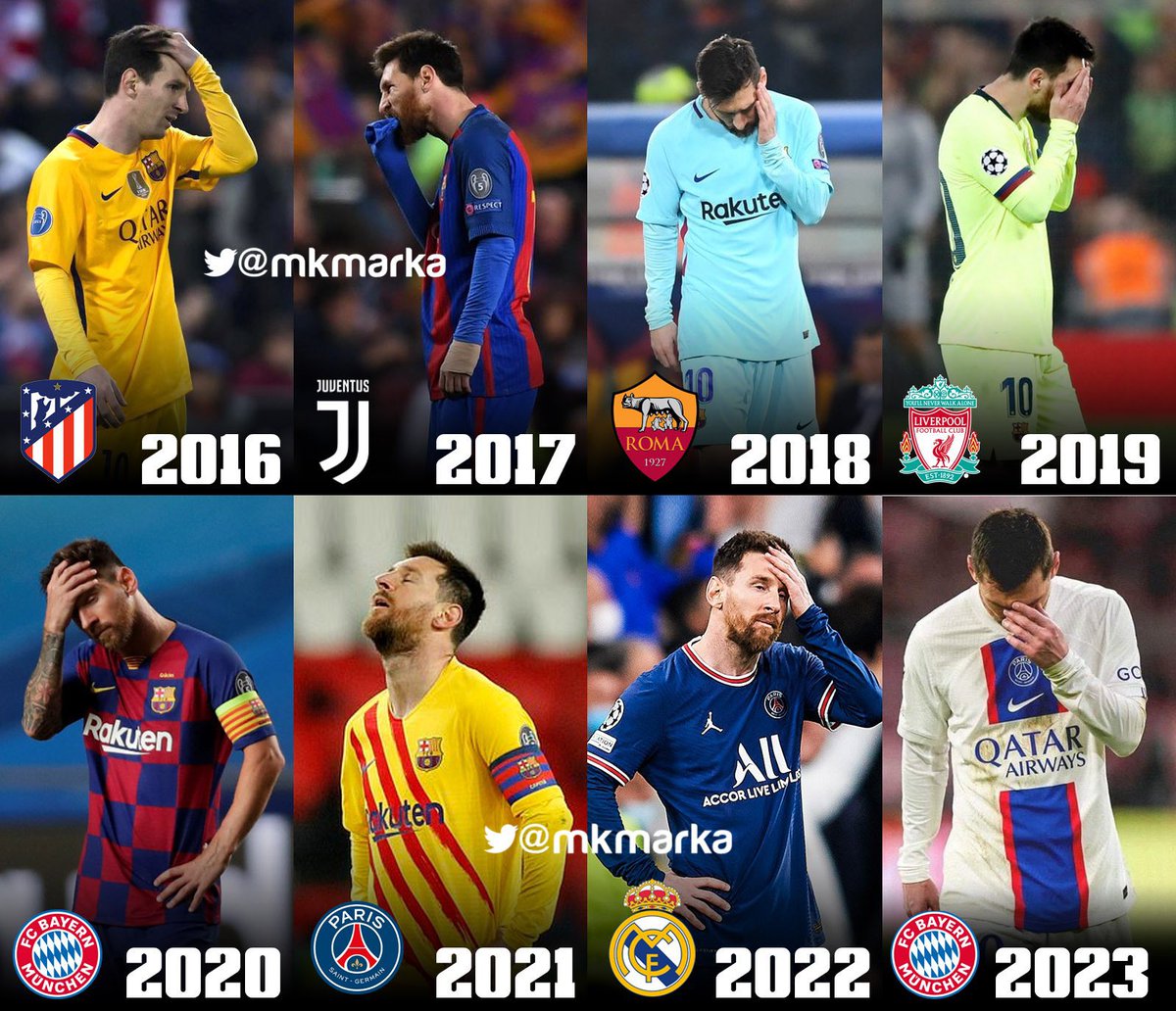 brahimsidirim's tweet photo. دورة حياة "أفضل لاعب في العالم"..
على هذا الحال طوال 8 مواسم!
#BAYPSG #Messi #ChampionsLeague https://t.co/8lrFxIpeWz