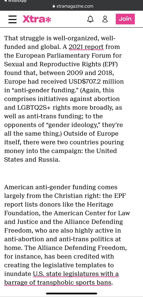 frecklescorp's tweet image. Just in case anyone is in any doubt - the anti-trans push comes from the Christian Right funded by America and Russia. The same people who want to arrest gay people and end access to abortion. xtramagazine.com/power/far-righ…