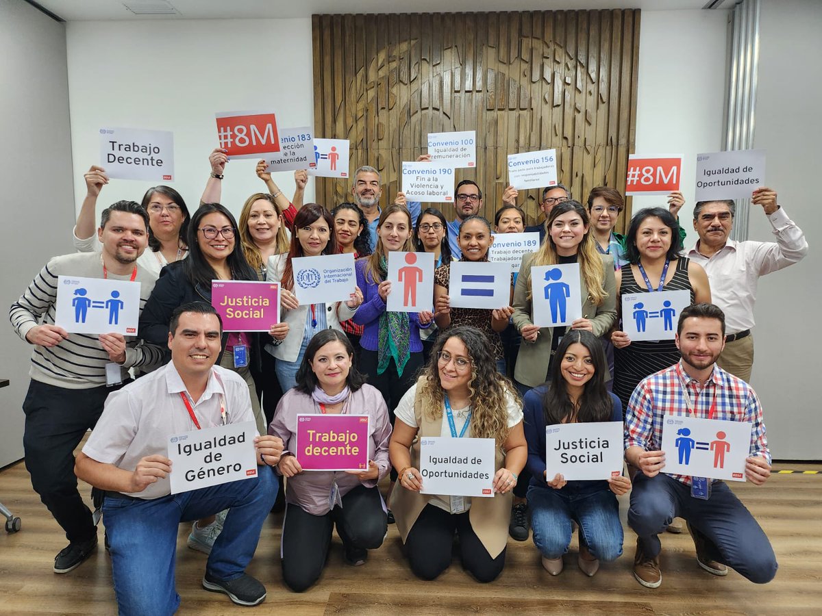 OITMexico's tweet image. El equipo de OIT en México y Cuba se suma a este #DiaDeLaMujer para contar con más igualdad de oportunidades y trabajo decente. 
#8M #8M2023 @ONUMX