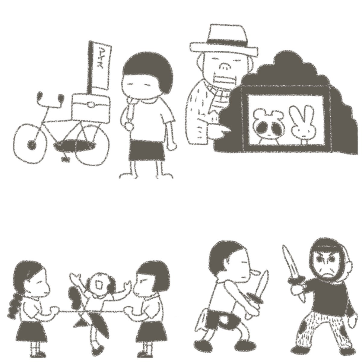 仕事で使う絵を楽しく描いてます 