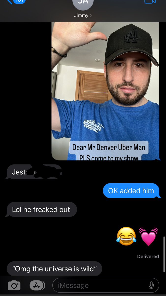 "The Universe is Wild" 💓😂

See you Saturday Mr Uber Man