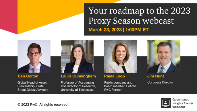 JamayBeebe's tweet photo. Join @PwCUS and a panel of experts as we dive into the latest on #ESG oversight, activists in the age of universal proxy and the impacts of SEC developments. Reserve your spot today. https://t.co/ZUUrLMBPKU https://t.co/MhesvFHJ4j