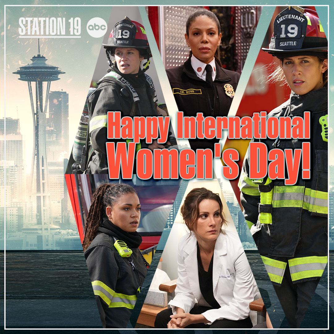 Courageous. Bold. Heroic. Brave. ❤️‍🔥 Join #Station19 in celebrating the unstoppable women who inspire us each and every day. #IWD2023 #WomensHistoryMonth