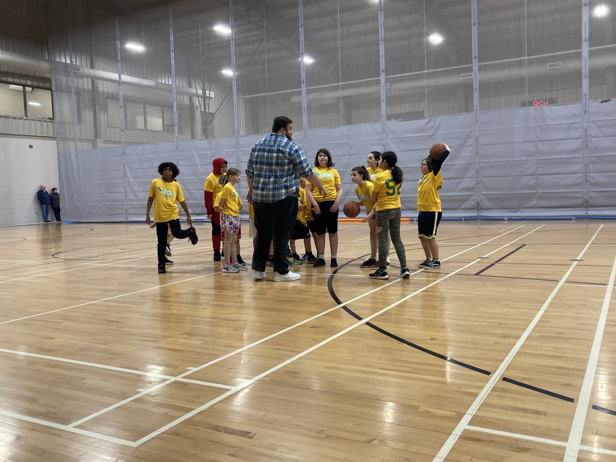 Three cheers for our school basketball team as they represented Anne Hathaway at our regional tournament yesterday in Stratford!  We won our first game, and even though we lost our second game, the team didn't give up and we ended the day with three wins and one loss!  #GoHawks