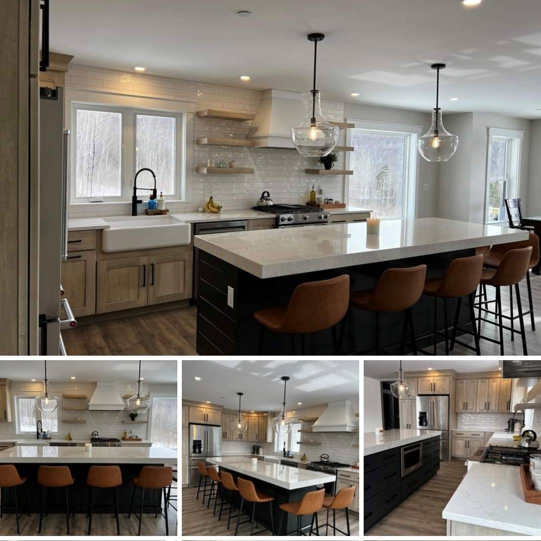 Check out our Facebook page for the full album of this amazing home!  

Designed by Jessica. Shiloh Cabinets by @wwwoodproducts  LG Quartz counters by Surface Creations 

#wwwoodproducts #shilohcabinetry #Quartz #floatingshelves