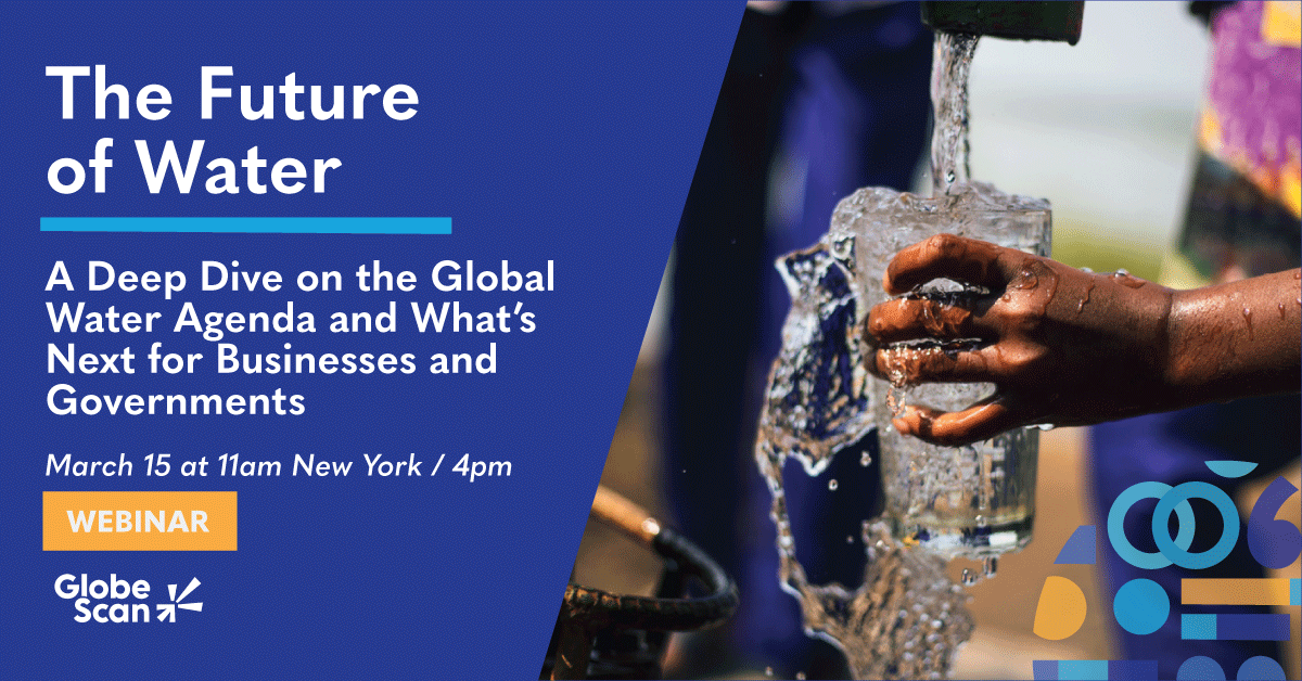 GlobeScan (@globescan) on Twitter photo What is the future of water? Join <a href="/jcganter/">J. Carl Ganter</a> & <a href="/waltonwater/">Brett Walton</a> of <a href="/circleofblue/">Circle of Blue</a>, <a href="/alexisjmorgan/">💧🌏 Alexis Morgan</a> of <a href="/WWF/">WWF</a> & @PerrineB of <a href="/GlobeScan/">GlobeScan</a> this Wednesday for a webinar on the latest trends, insights, & analysis around the global #water agenda: globescan.com/2023/02/23/web… What is the future of water? Join <a href="/jcganter/">J. Carl Ganter</a> & <a href="/waltonwater/">Brett Walton</a> of <a href="/circleofblue/">Circle of Blue</a>, <a href="/alexisjmorgan/">💧🌏 Alexis Morgan</a> of <a href="/WWF/">WWF</a> & @PerrineB of <a href="/GlobeScan/">GlobeScan</a> this Wednesday for a webinar on the latest trends, insights, & analysis around the global #water agenda: globescan.com/2023/02/23/web…