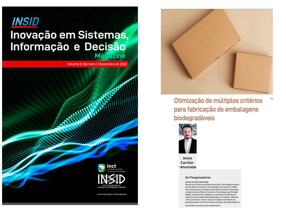 New Research Article "Otimização de múltiplos critérios para fabricação de embalagens biodegradáveis" #insid #empaques #alimentos #biodegradables #optimizacion et al., 
<a href="/gilreyme/">Gilberto RM</a> 

insid.org.br/wp-content/upl…