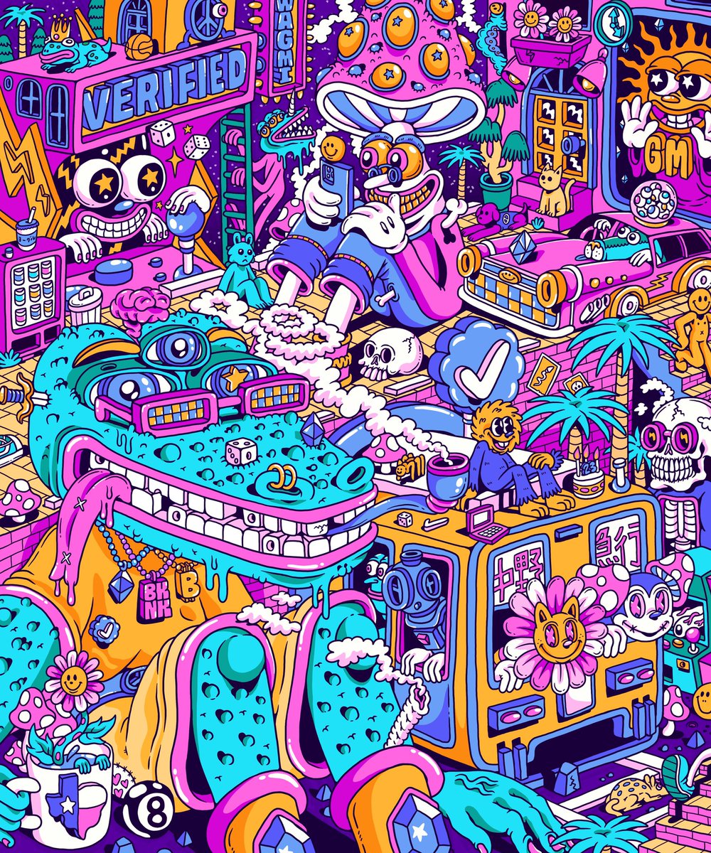 bakenekoart's tweet image. Over 70 minted in the last 10 hours! Thank you all for the amazing support!! 💜 

‘Verified’
Open Edition
0.009Ξ each

Link in comments 👇

#nft #nfts #nftart #nftdrop #nftcommunity #nftcollector #lowbrowart