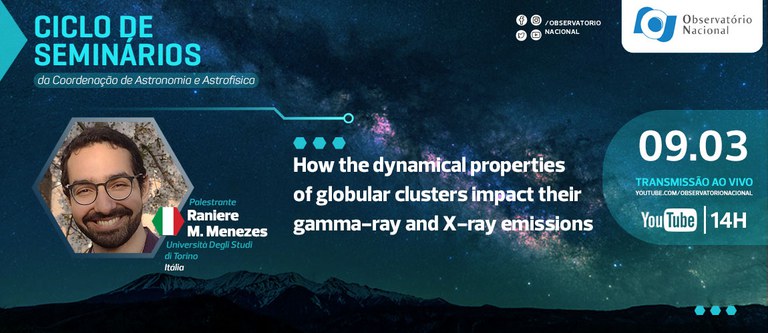 Raniere de Menezes, que foi doutorando no nosso grupo, dará o seminário do <a href="/Obs_Nacional/">Observatório Nacional</a> amanhã, às 14h. Acesse o link para mais informações.
gov.br/observatorio/p…