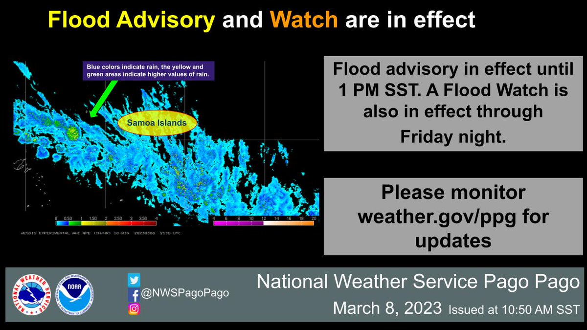 National Weather Service WSO Pago Pago (@NWSPagoPago) on Twitter photo 2023-03-08 22:24:27