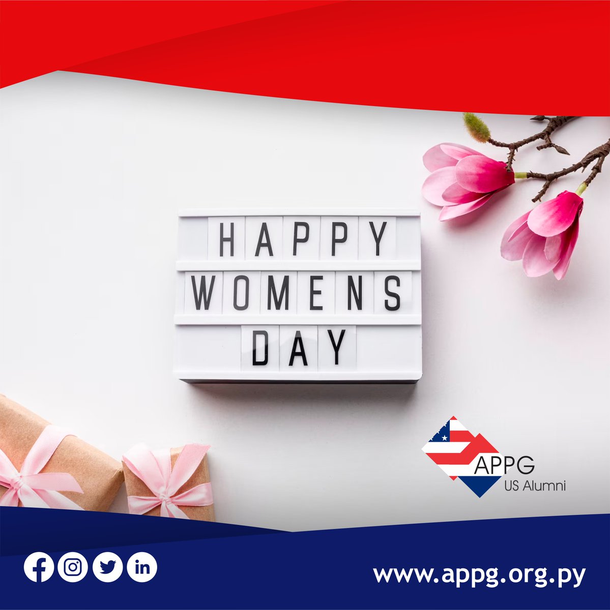 appgusalumni's tweet photo. Happy International Women's Day!! 🌺🌷🌸
Let's celebrate to commemorate and honor women's accomplishments, raise awareness about gender disparities and discrimination, as well as promote global support for women. 👷🏻‍👩🏻‍👩🏻‍⚕️💖🔝 https://t.co/FyxWgwOlqQ