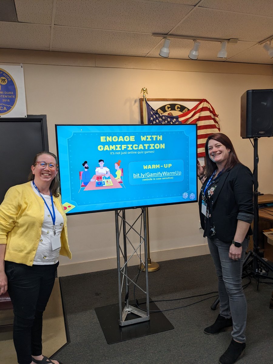 MrsWoodbysWorld's tweet image. Today, I had the privilege of co-presenting with my friend and colleague Samm at the EdTechRVA conference. We spoke on how to Gamify your classroom. It was good to hear many attendees say they had a lot of ideas that they were excited to implement. #oneccps #EdTechRVA2023