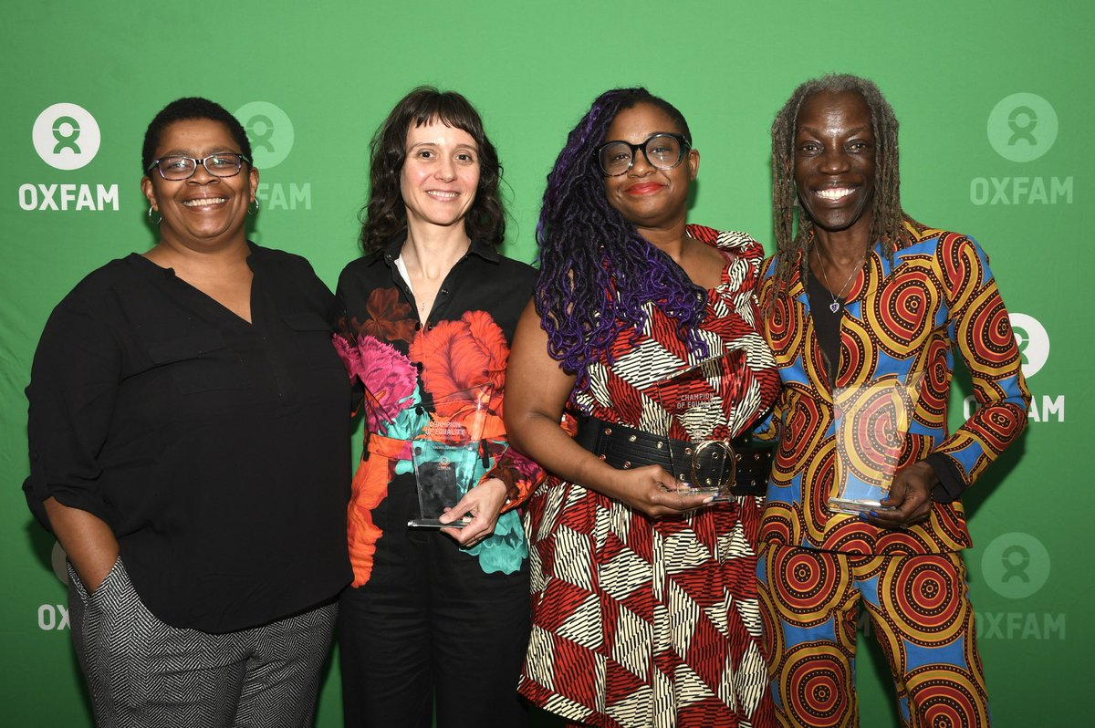 Congrats to our #sistersontheplanet ambassadors who were awarded our Champions of Equality award! They drive change, speak truth to power, using their voice to fight inequality &amp; injustices. @joannPDX <a href="/totheendfilm/">To The End</a>’s Rachel Lears, Kiah Morris, <a href="/Ilhan/">Rep. Ilhan Omar</a> &amp; @CPichonBattle #IWD2023