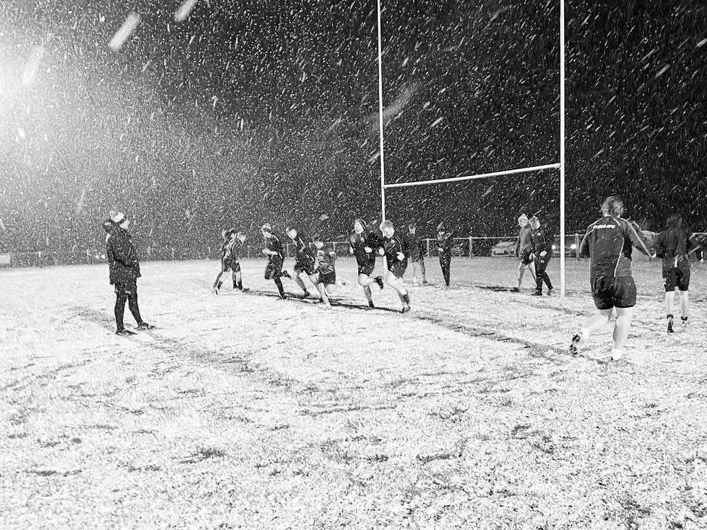 It might be 0° and snowing but it doesn’t stop the U20s Mens preparing for this seasons campaign. #dedication #weareleicestershire #u20