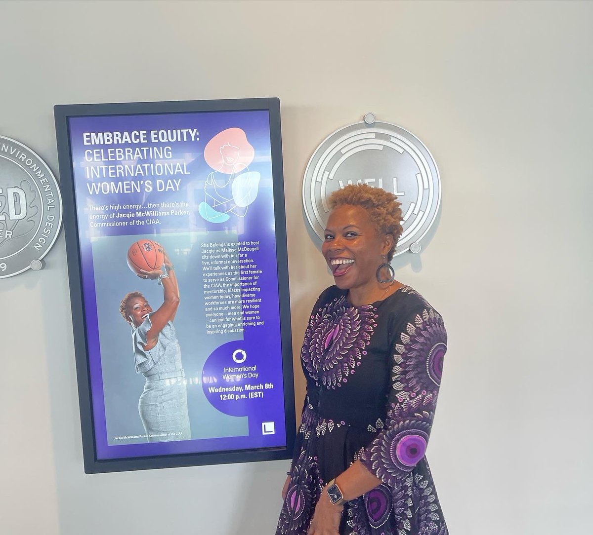 CIAACommish's tweet photo. Hanging out with the global architecture firm @littleonline #shebelongs resource group in their amazing Uptown office and virtually with women and men in other offices in the region for #InternationalWomansDay #embraceequity #WomenEmpowerment #womenempoweringwomen 🏆🏆 https://t.co/TYV3wO2DSF