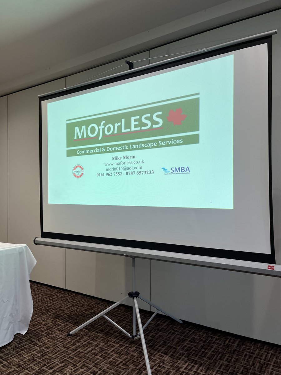 Fantastic presentation of his business by Mike Morin this morning. Let’s go and get him some business!