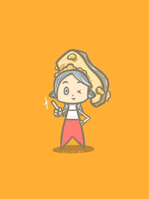3/9  最強の西京漬けは自分だ!と豪語するはじかみ着た銀鱈ちゃん #西京漬けの日 #イラスト