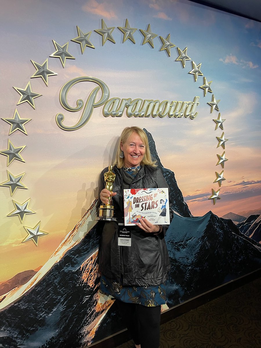 Jeanne Walker Harvey 📚 (@jeannewharvey) on Twitter photo 🌟Look at this! 🌟I'm holding an actual real #Oscar (and it's HEAVY)! Gotta ❤️ this type of "research" -- visiting <a href="/ParamountMovies/">Paramount Movies</a> studio where 8-time #Oscar winner Edith Head worked - -🌟 of our #kidlit biography DRESSING UP THE STARS 🌟Look at this! 🌟I'm holding an actual real #Oscar (and it's HEAVY)! Gotta ❤️ this type of "research" -- visiting <a href="/ParamountMovies/">Paramount Movies</a> studio where 8-time #Oscar winner Edith Head worked - -🌟 of our #kidlit biography DRESSING UP THE STARS