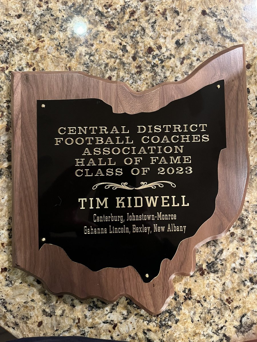 Bubba Kidwell (@1_bubs) on Twitter photo Thank you to the <a href="/OhioCDFCA/">CDFCA</a> for selecting my father, Coach Papa Tim Kidwell, for the HOF tonight for his 46 yrs of coaching HS football at <a href="/CHSTrojansFB/">Centerburg Football</a> <a href="/JHSJohnnies/">Johnstown Athletics</a> <a href="/gahannafootball/">GahannaFootball</a> <a href="/BexleyAthletics/">Bexley Athletics-</a> and <a href="/NewAlbanyFB/">New Albany Football</a> . A great honor for an amazing person! <a href="/napls_athletics/">New Albany Athletics</a> Thank you to the <a href="/OhioCDFCA/">CDFCA</a> for selecting my father, Coach Papa Tim Kidwell, for the HOF tonight for his 46 yrs of coaching HS football at <a href="/CHSTrojansFB/">Centerburg Football</a> <a href="/JHSJohnnies/">Johnstown Athletics</a> <a href="/gahannafootball/">GahannaFootball</a> <a href="/BexleyAthletics/">Bexley Athletics-</a> and <a href="/NewAlbanyFB/">New Albany Football</a> . A great honor for an amazing person! <a href="/napls_athletics/">New Albany Athletics</a>