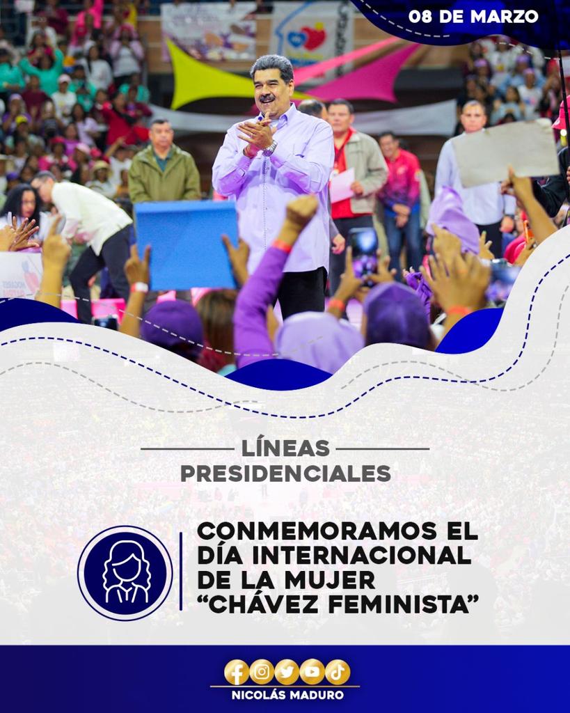 #ChávezFeminista
#TuiterosActivos
#ModoActivo
<a href="/PartidoPSUV/">PSUV</a> <a href="/JuventudPSUV/">Juventud PSUV</a> <a href="/Maby80/">M.Gabriela Chávez C.</a> @Milicia_B1 <a href="/Bonosdelapatri1/">Bonos de la Patria 2020</a> <a href="/RedRadioVe/">REDRADIOVE</a> @RedMisionSucre <a href="/SomosRMNoticias/">Radio Miraflores #LaVozDeLaVerdad</a> <a href="/VTVcanal8/">VTV CANAL 8</a> <a href="/BonosSocial/">Bonos Protectores Social Al Pueblo</a> <a href="/tuiterosdevzla/">Tuiteros Patriotas</a> <a href="/MSomosVen/">Movimiento Somos Venezuela</a> <a href="/misionamormayor/">misionamormayor</a> <a href="/CarnetDLaPatria/">Carnet de la patria</a> <a href="/InaMujer_Ve/">Mujer Venezolana</a> <a href="/PDVSA/">PDVSA</a>