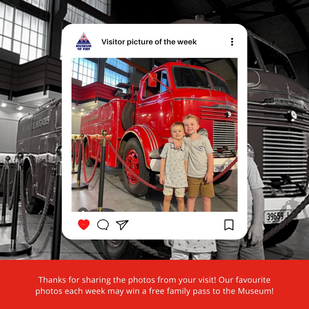 MoF_Sydney's tweet photo. It's the visitor picture of the week! π·
Thank you for visiting the Museum recently and sharing your photos! We hope to see you again soon.
Make sure you tag us in your stories or posts for the chance to win a FREE family pass!
#MuseumOfFire #VisitPenrith #FamilyFun #History https://t.co/dcGCgxMqOT